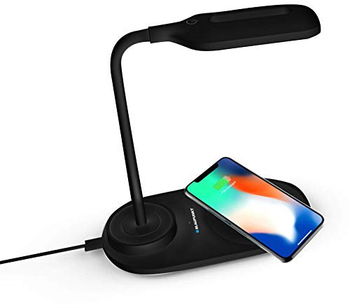 Blaupunkt Incution Ladegerät – kabelloses Ladegerät – Einheiten-Ladegeräte für Mobiltelefone – Sockel Ladegerät – Lampe Ladegerät Induktion – Induktionsladegerät mit LED