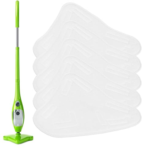 Hildbrandt 5 Replacement Pads Compatible with H2O X5 Steamboy H20 S302 S001 SKG 1500W Steam Mop Micro Fiber Pad