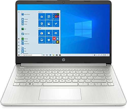 HP 14s-dq0000sf PC Ultraportable 14 HD Argent (Intel Celeron, RAM 4 Go, 64 Go eMMC, AZERTY, Windows 10 Home S) Microsoft 365 Personnel inclus pendant 1 an