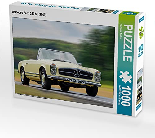 CALVENDO Puzzle Mercedes Benz 250 SL (1963) 1000 Teile Lege-Größe 64 x 48 cm Foto-Puzzle Bild von Reinhold möller