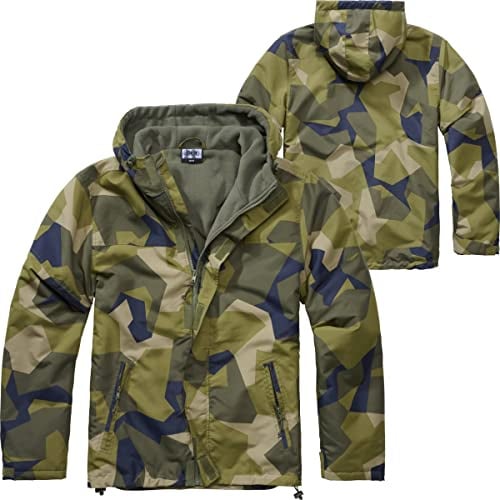 BWuM Windbreaker mit Zipper, Größe:5XL, Farbe:M90-Tarn