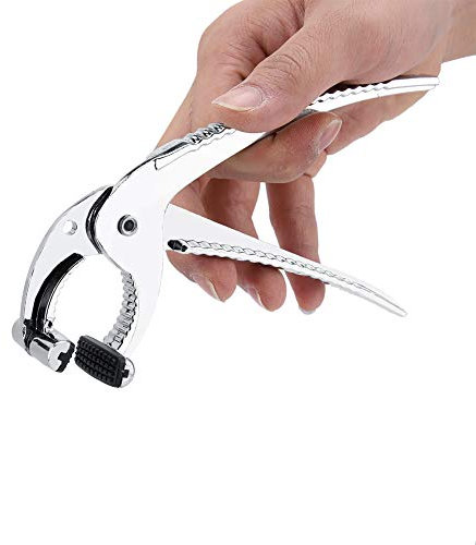 Alicates para horno, alicates de aleación de zinc para hornos, pinza para platos y platos para escaldar, pinza para platos, pinza a prueba de escaldaduras, para mover el plato del recipiente