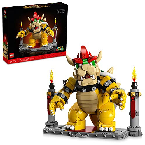 LEGO Super Mario The Mighty Bowser 71411 Bauspielzeug-Set, Sammlerstück-Geschenk für erwachsene Fans (2.807 Teile)