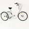 RibasuBB 26 Zoll Erwachsene Dreirad 6-Gang 3 Rad Fahrrad Senioren Dreirad m/Einkaufskorb, Dreirädriges Cruiser-Fahrrad für Erholung, Einkaufen, Picknicks