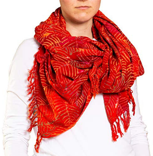 PANASIAM Scarf 190x116 cm, B403 palm orange, L
