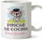 MUGFFINS Tazas para PINCHE DE COCINA mujer - En Español - Koalificado/koalificada - 11 oz / 330 ml - Regalo original y divertido