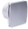 STERR Modern Bathroom Fan - 150 mm, Silver, Silent with Check Valve - LFS150-QS