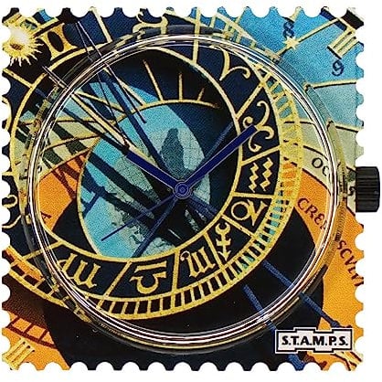 S.T.A.M.P.S. Uhr Stamps Zifferblatt Prag Edition Blue 105817