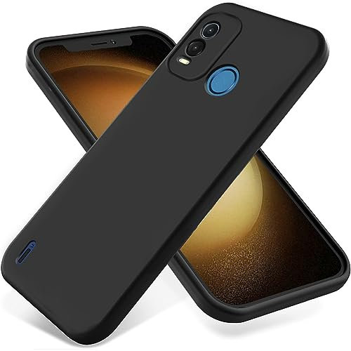 EasyShow Hülle für Nokia G11 Plus Hülle, Nokia G11 Plus Ultra Dünn Hochwertiges flüssiges Silikon Case, rutschfeste Schale, Handyhülle für Nokia G11 Plus Stoßfeste Hülle (Schwarz)