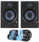 PreSonus Eris 5 BT II Generation - Altoparlanti attivi, Bluetooth Studio 2nd Gen + 2 cavi jack Keepdrum