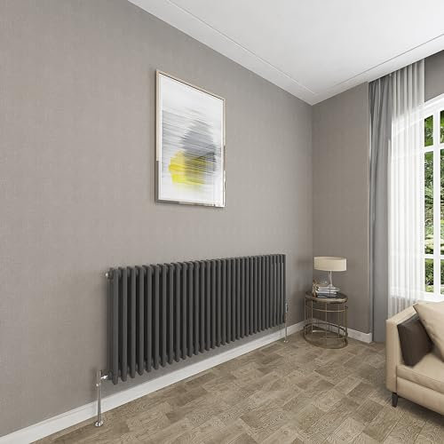 Sky bathroom 600x1460mm 3 Column Radiator Horizontal Anthracite Cast Iron radiato Traditional Central Heating Radiator