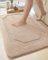 COLOR&GEOMETRY Badematte Badteppich rutschfest Waschbar, 44 x 76 cm Absorbierende Badvorleger Weiche Badezimmerteppich, Badematte Beige für Badezimmer, Dusche, Badewanne, Waschküche