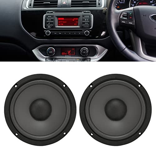 Jopwkuin 2Pcs 600W 6.5 Inch Car speakers with Advanced Voice Coil High Power Driver Clear Sound, For All Car Sound Systems