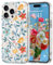 Pepmune Floral Magnetic Case for iPhone 14 Pro [Compatible with Magsafe],Clear Anti-yellowing Phone Cover Cute Anti-Scratch Flower Pattern,Soft TPU Slim Bumper Protective for Girls-Wildflower