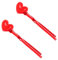 SAFIGLE 4 Stück Liebe Schneeball Clip Herz-Schneeball-Clip Herzförmiger Schneeballmacher für Kinder Spielzeug für Kinder kinderspielzeug Schneekugel herzförmige Schneeballklammern rot
