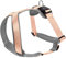 HUNTER Hundegeschirr NEOPREN, Farbe: pfirsich/grau, strapazierfähiges Nylon, mit weichem Neopren gepolstert, reflektierendes 3M Scotchlite Reflective Material, pflegeleicht, komfortabel, Größe: S