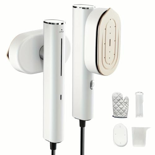 SYJYM Plancha de Vapor portátil para Ropa, Calentamiento rápido en 10 Segundos, Plancha Horizontal y Vertical, eliminación de Arrugas sin Esfuerzo