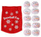 10 piezas de peluche árbol de Navidad adorno de peluche Navidad Baubles ornamento para la experiencia de decoración del árbol agradable Listo para regalar