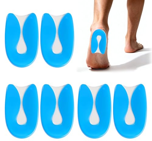 Talonnette Epine Calcaneenne Femme, 3 Paires Semelle Epine Calcaneenne Femme, Semelle pour Epine Calcan eenne, contre les douleurs de pression pour l'éperon du talon pour Homme et Fem me
