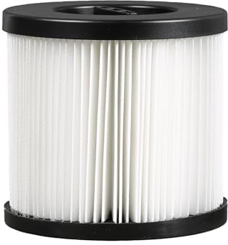 Einhell Original Faltenfilter, Staubklasse L, 10 L | für Akku-Nass-Trockensauger TP-VC 18/10 Li BL L | Staubklasse L | zum Trockensaugen | Ø 130 mm | 115 mm Höhe