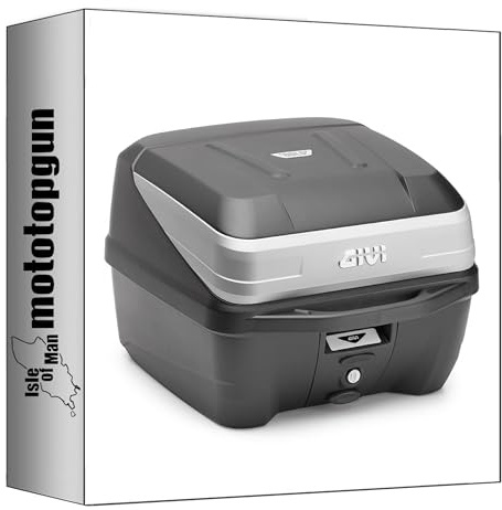 givi motorradkoffer b32n monolock silber 32 lt + träger kompatibel mit kymco downtown 350 gt 2024 mototopgun b32n + sr6126