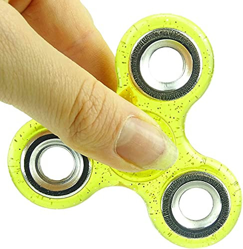 Christmas Concepts® - Esclusivo Spinner Glitter Fidget Hand Spinner - Riduttore di Stress, Sollievo dallo Stress- Viola