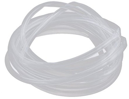 sourcing map 3mm x 4mm Haute Température Résistant Flexible Transparent Silicone Tube Tuyau Tube 2M Longueur