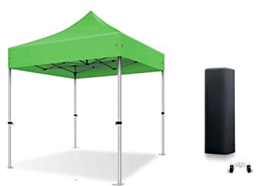 Actiexpress Tente Pliante Barnum Pliant Tonnelle Professionnelle 2x2,3X3,3x4.5,3x6,4x8 Structure en Aluminium 45mm Toit 380g/m² qualité professionelle (Vert Pomme, 2x2)