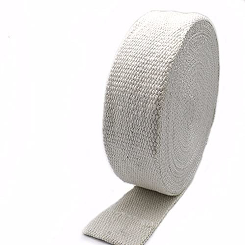 Jonoisax Keramische Faserstreifen Keramikfaserband-Isolationsband-feuerfeste Band Glasfaserband Aluminiumsilikatband Aluminium,5mm*80mm*1000mm