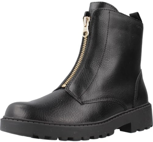 Geox J Casey Girl, Caviglia barca Bambine e ragazze, Nero (Black), 34 EU
