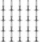 DanziX Lot de 20 embouts de rechange universels pour stylets de forme ronde pour appareils à écran tactile