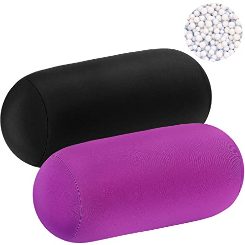 Geelin Nackenrolle mit Mikroperlen, Nacken- und Rückenstütze, Violett