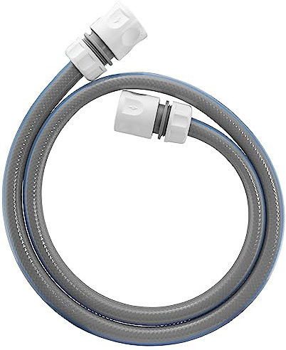 Garden Hose with 2 Universal Connectors - Pipe Extension to Connect Hose Reel/Pressure Washer to Your Tap 1m-10m (300cm = 3m)