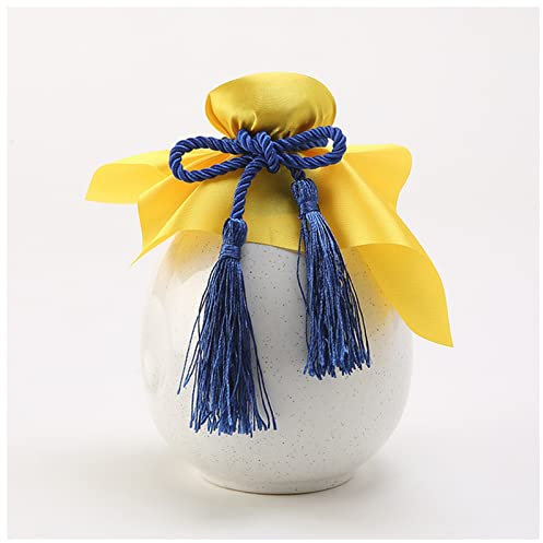 Hip Flask 500ml Sake Distribution Wine Pot Liquor Warmer Household Ceramic Creative Ceramic Bottle Barware Flagon Small Stoup Single Pot Hip Flasks for Women (Size : White)
