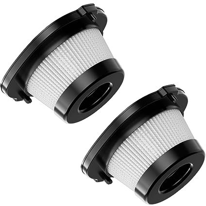 HOMEKANE Filtre HEPA Lavable Aspirateur Voiture Puissant sans Fil (2 pièces)
