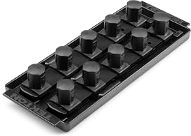 TEKTON 3/4 Inch Drive 2-Rail Socket Organizer Set, Black (10-Tool) | OST31210 | Made in USA