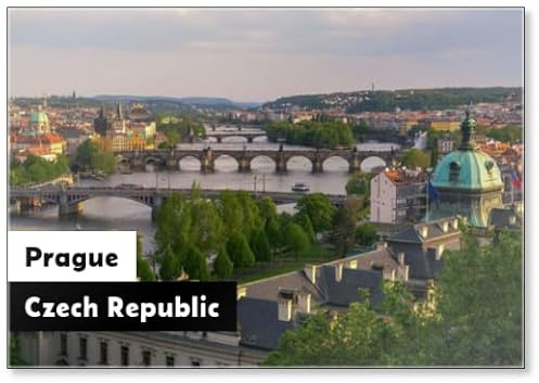 Über Den Brücken Von Prag - Über Den Brücken Og Praque Kühlschrankmagnet