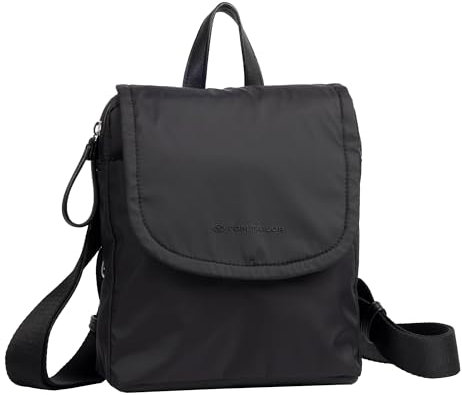 TOM TAILOR Sansa Damen Rucksack Backpack, 6 L Schwarz