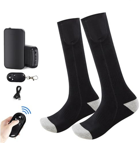 Electric Warm Socks,Battery Operated Socks Washable Heated Socks | Winter Warm Thermo-Socks Outdoor Sports Ski Heating Sox For Cold Feet Thermal Socks Foot Warmer