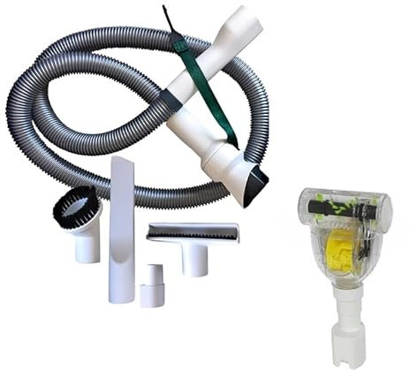 Tubo Flessibile Folletto con Spazzola Turbo per Divani e Materassi – Compatibile Modelli vk130-vk131-vk135-vk136-vk140-vk150-vk200-vk220s