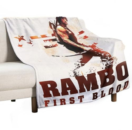 1982 American Action First Blood Filmposter, Leinwand, Wandkunst, Poster, dekorativ, modern, Heimdruck, Bild, Kunstwerke, Poster, 101,6 x 127 cm