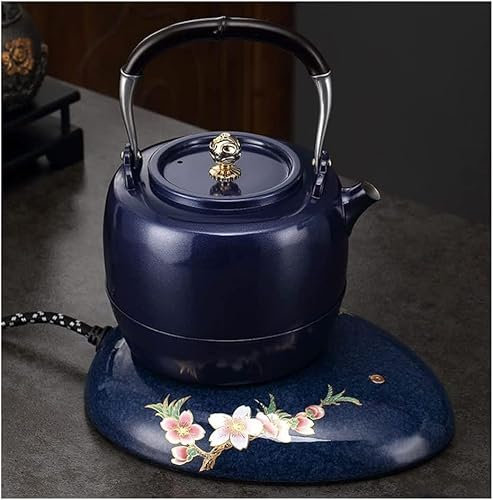 Electric Kettles Stainless Steel Electric Kettle Silent Fast Boiling Water Boiler Chinese Creative Cordless Hot Water Boiler 700ml ease of use, Dark Blue FANDIAO