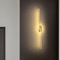 RUIFANLT Wandlampe LED Innen, 80CM Lange Wandleuchte LED Gold Modern 24W, Wandleuchte Flur Warmweiß 3000K Kreative Wandbeleuchtung für Schlafzimmer Korridor Wohnzimmer Treppe