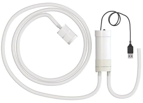 F Fityle Pompa autoadescante a sifone elettrico, pompa per travaso vino, facile da usare, multifunzione USB, compatta, con tubo flessibile, leggera per, Tubo 3m