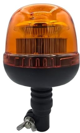 Gyrophare sur tige pour tracteur ou camion LED 12/24V IP56