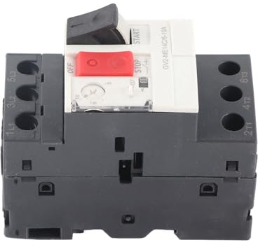 OEBUAFI Disjoncteur Moteur Protection contre les Courts-circuits de Surcharge Haute Performance pour Usage Industriel AC690V 1 X Disjoncteur Moteur (GV2-ME14C 6-10A)