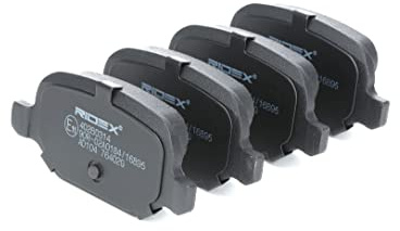 RIDEX 402B0314 Set d'assale Kit pastiglie freni Posteriore con lamierino anticigolío Compatibilità con FIAT 500 312