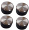 4 x Hob Control Knobs for BOSCH Oven Cooker Silver Black Switch Replaces 616100