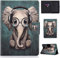 Bspring Hülle für Neue Kindle 2019 (10th Generation), Ultra Schlank Slim Schutzhülle Hochwertiges PU für All-New Kindle (10th Generation, 2019) Elefant