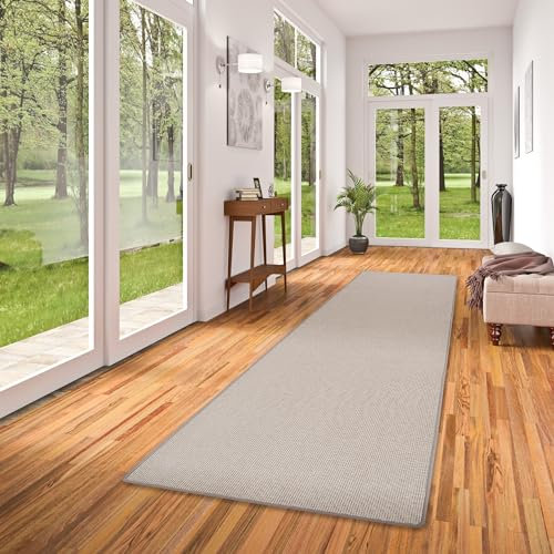 Snapstyle Sisal Natur Läufer Teppich Dekowe Grau in 9 Größen